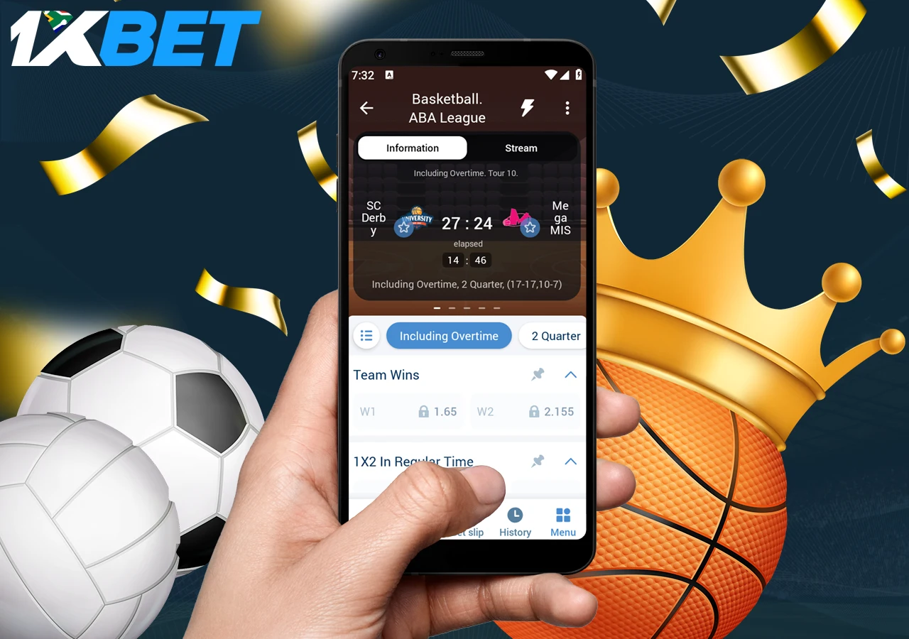 Betting on live events at 1XBet