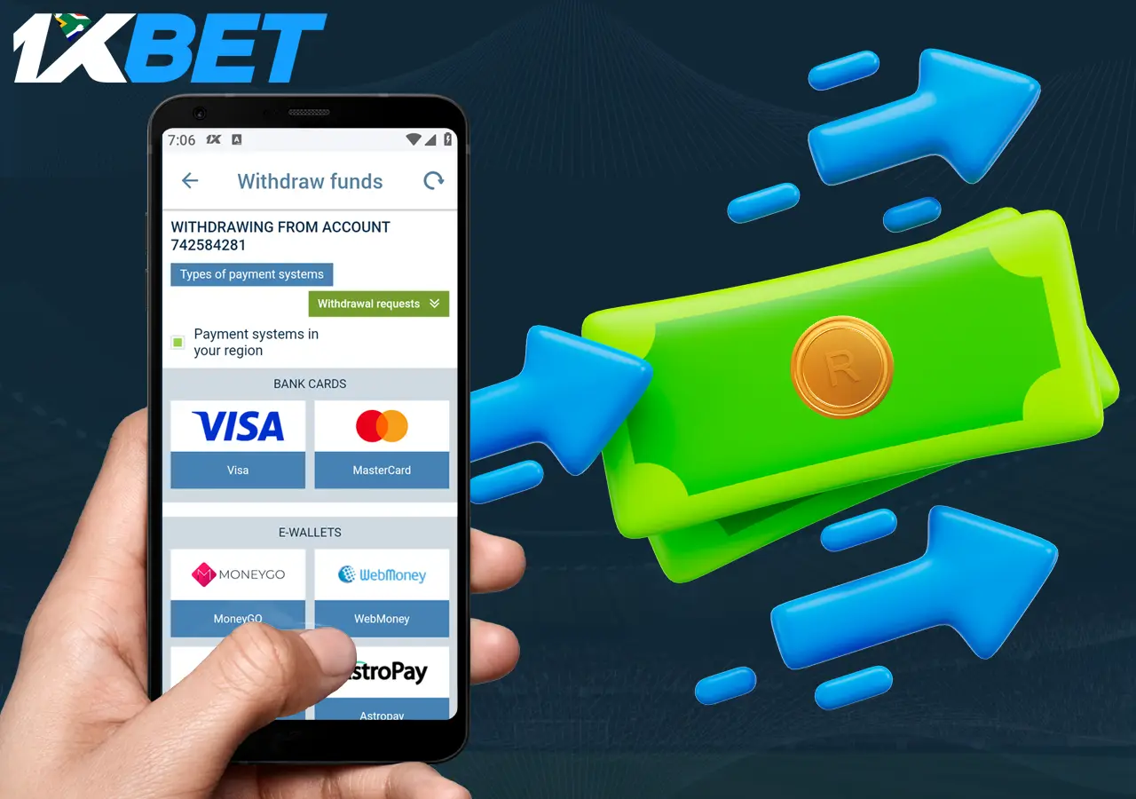 Instructions for Withdrawing Money in the 1XBet App