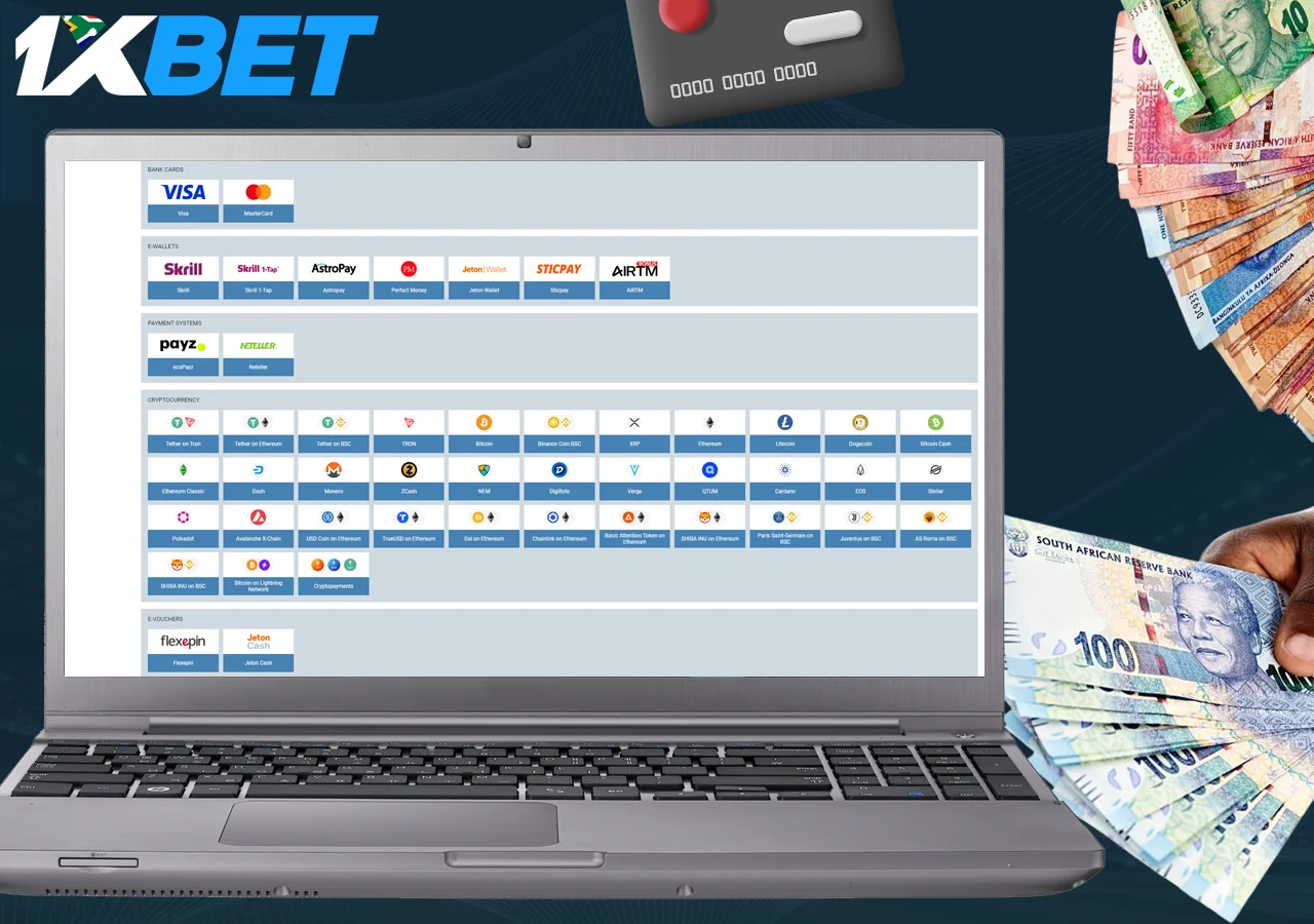 Payment options at 1xBet