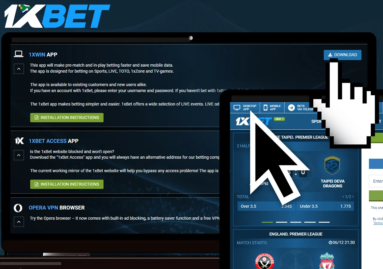 How to run the 1XBet app on your computer
