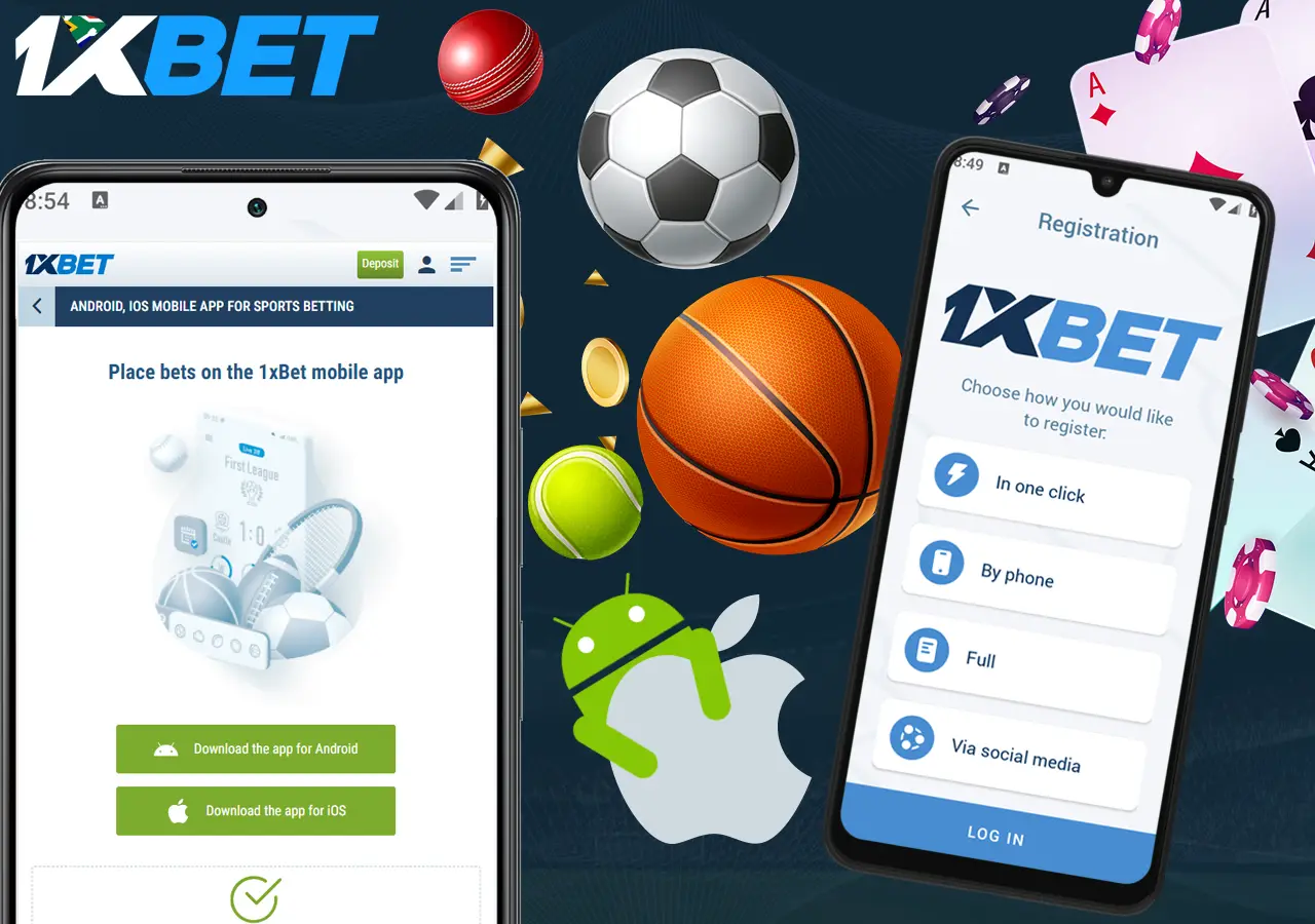 1xBet mobile app in South Africa