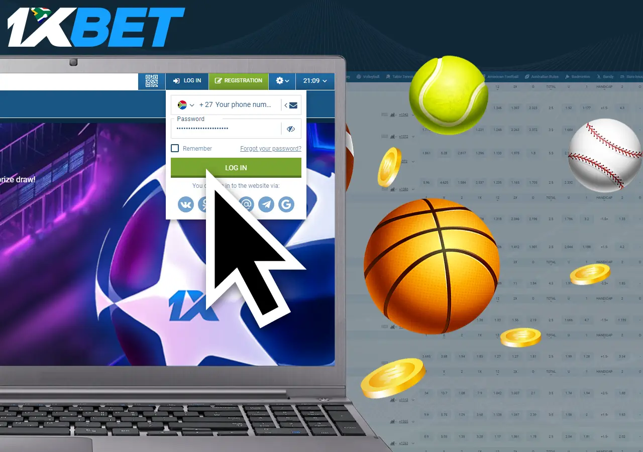 How to log in to your 1xBet account