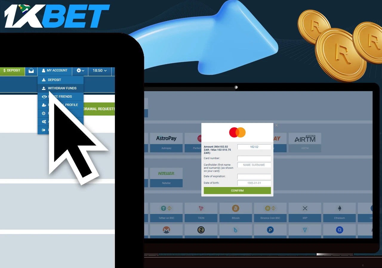 Withdrawal of winnings on 1XBet