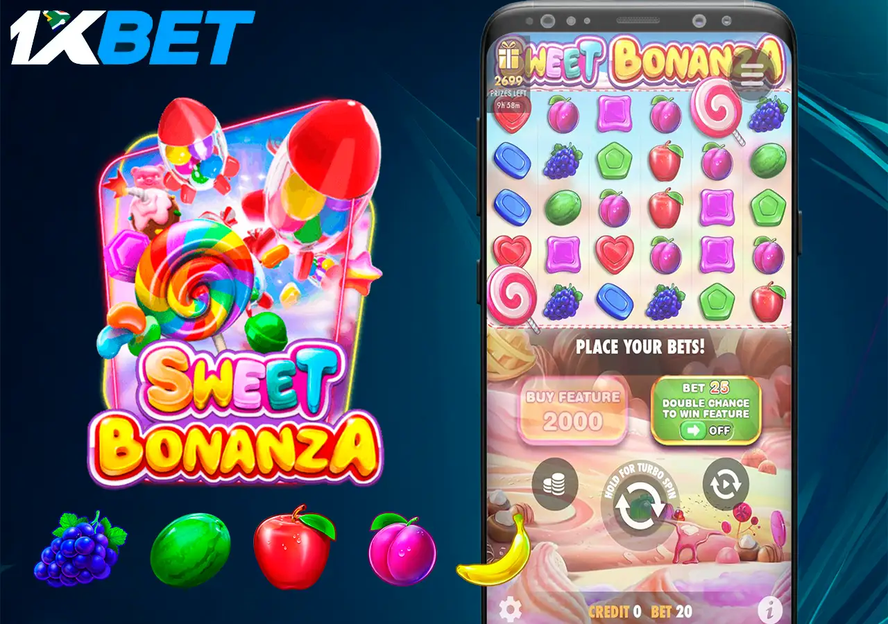 Sweet Bonanza game interface and features description