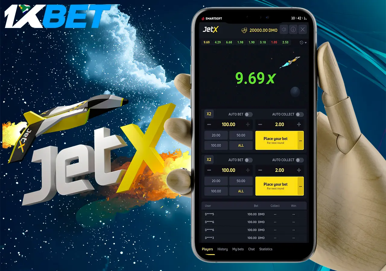 A brief overview of the functionality and interface of the JetX game