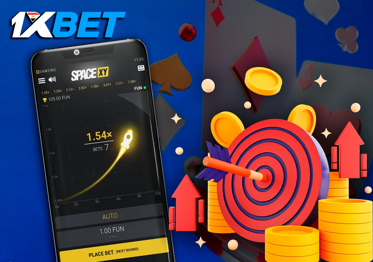 استراتيجيات لتحقيق أقصى فائدة عند لعب 1xBet Crash